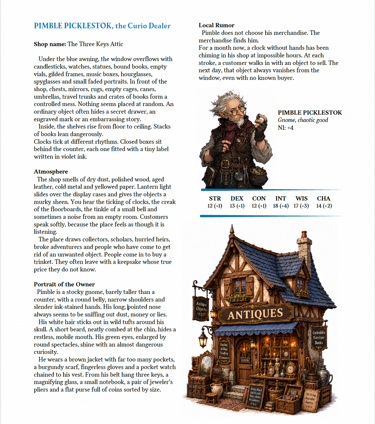 The Merchant's Fair (Free!)
