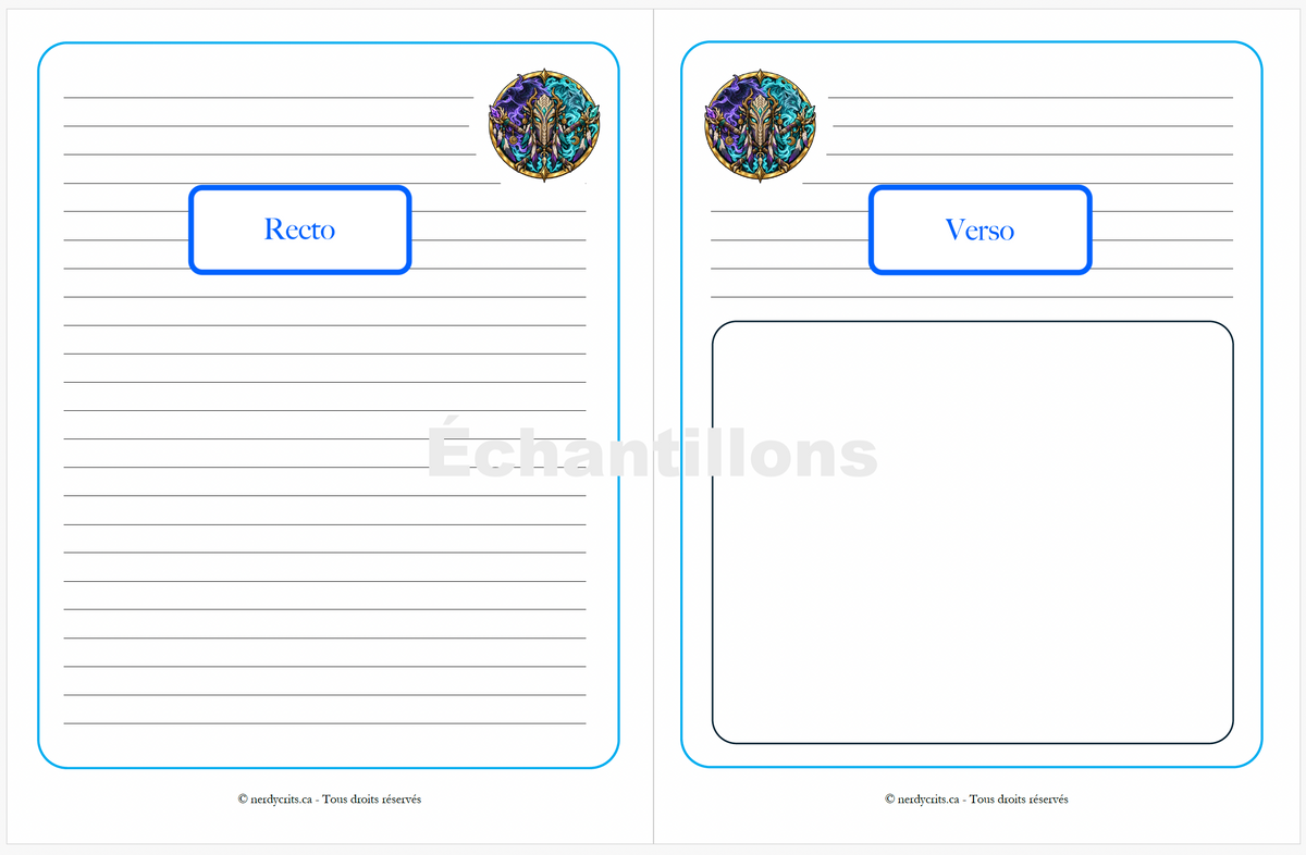 Feuilles de notes · Lot no.2